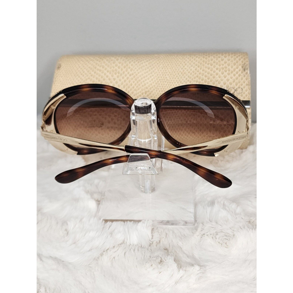 Jimmy Choo Women's Tortoise Millie/S Oversized Sunglasses - Picture 4 of 10